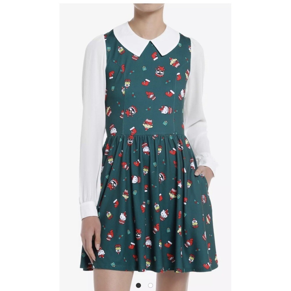 Hello Kitty And Friends Holiday‎ Collar Dress